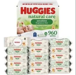 960 Baby Wipes (Huggies)