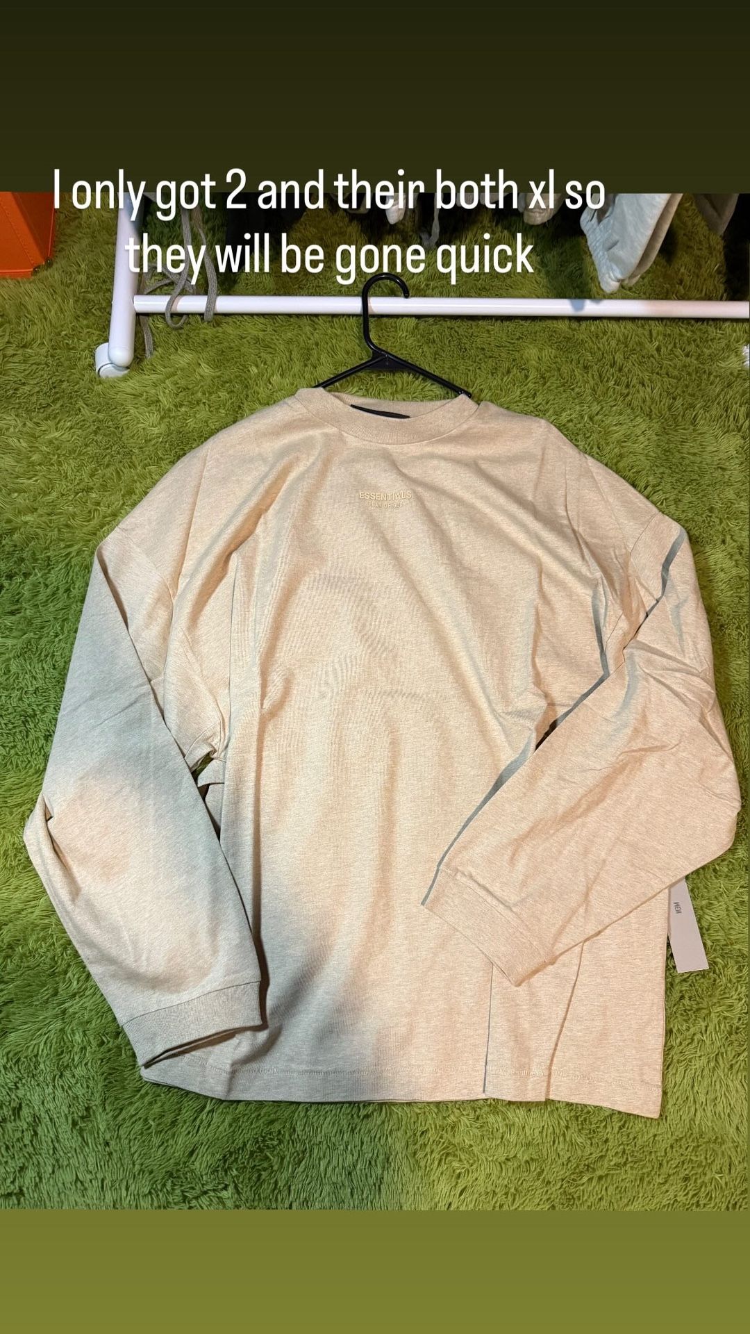 Essential Tan long sleeve 