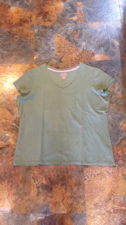 B.U.M. Equipment T-Shirt S/S V-Neck Sage 2X