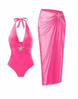 Plus size swimsuit and cover