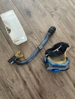 SCUBAPRO Blue TRI Mask Mask Strap Snorkel 3D Master Vent XQ With Case