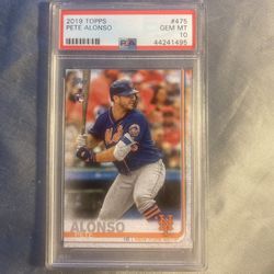 2019 Tops Pete Alonso Rc Card 