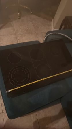 Black Glass Ceramic Electric Cooktop 5 Burner by Kitchenaid
