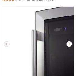Summit Appliance 15 in. 2.3 cu. ft. Mini Fridge with Glass Door in Stainless Steel, ADA Compliant (4)