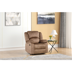 CAM- TAN Fabric Power Recliner Chair