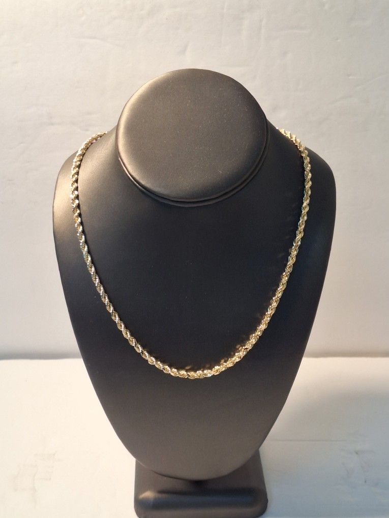 20" Rope Chain 14k YG 28.4g 