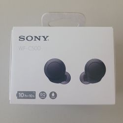 Sony WF-C500 Truly Wireless In-Ear Bluetooth Headphones Black BRAND NEW SEALED