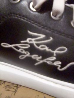 Black sneakers brand new one of kind