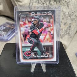 Elly De La Cruz  Topps Rookie Baseball Card 