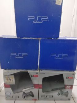 Empty Playstation Boxes