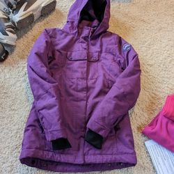 Like New Girl's Ski Jacket Size 14  + Fleece Base Layer