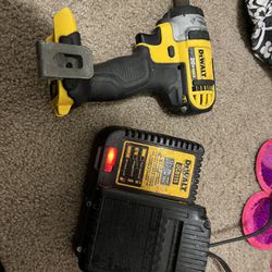 Dewalt Impact Driver, Battery And Battery Charger 