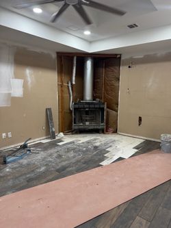 Wood burning fireplace make offer