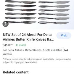 Alessi for Delta butter Knives