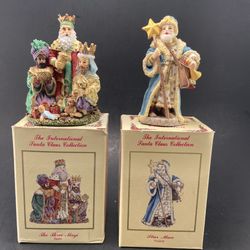 2 The International Santa Claus Collection Santa’s—Spain & Poland