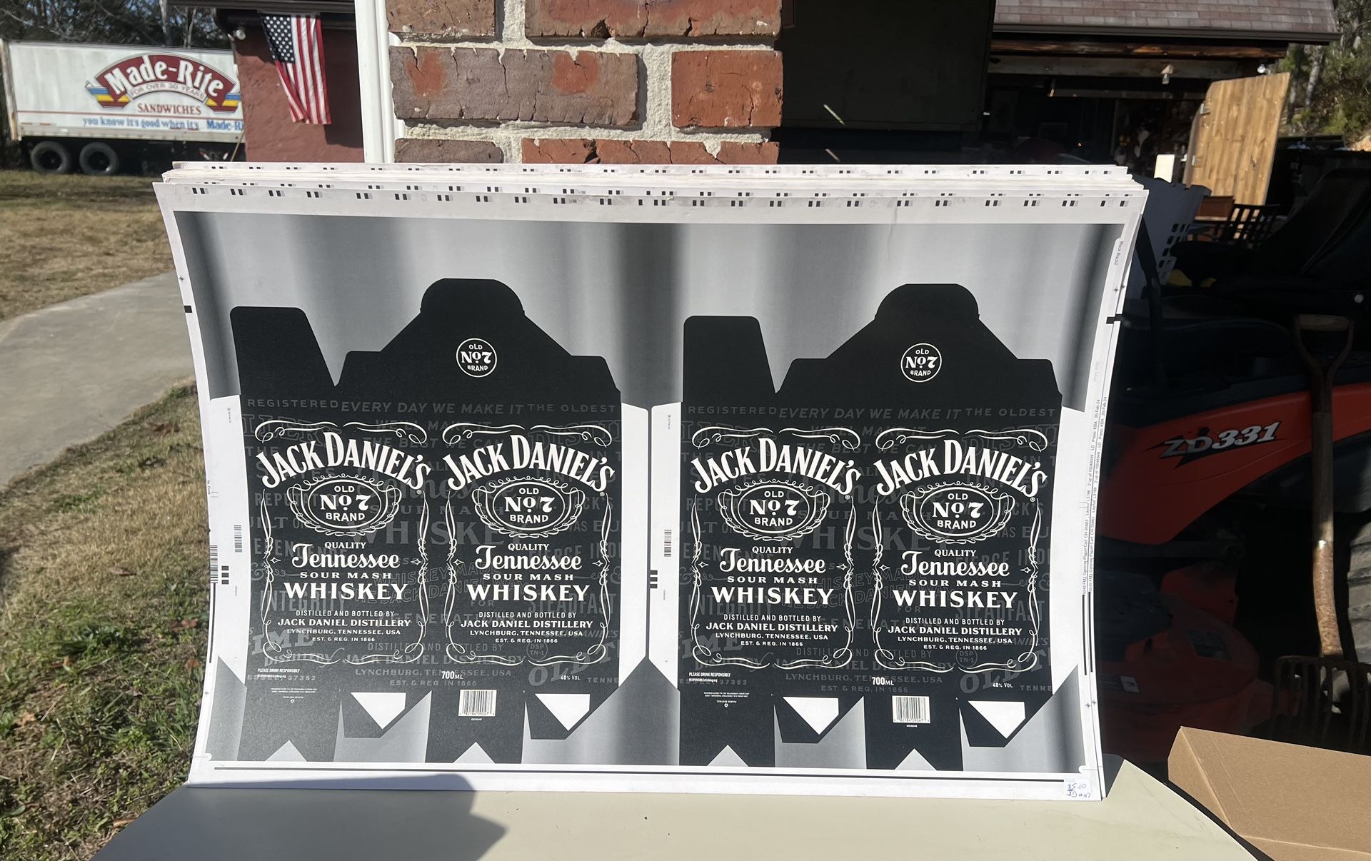 (18pcs)Jack Daniel's Tennessee Whiskey Posters W-30.5 H-20.5" Make Me A Reasonable Offer