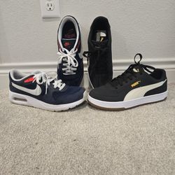 Nike and Puma 10.5