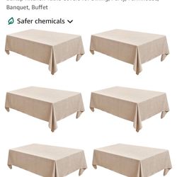 Beige Table Clothes | 60”x120” 6 Pack