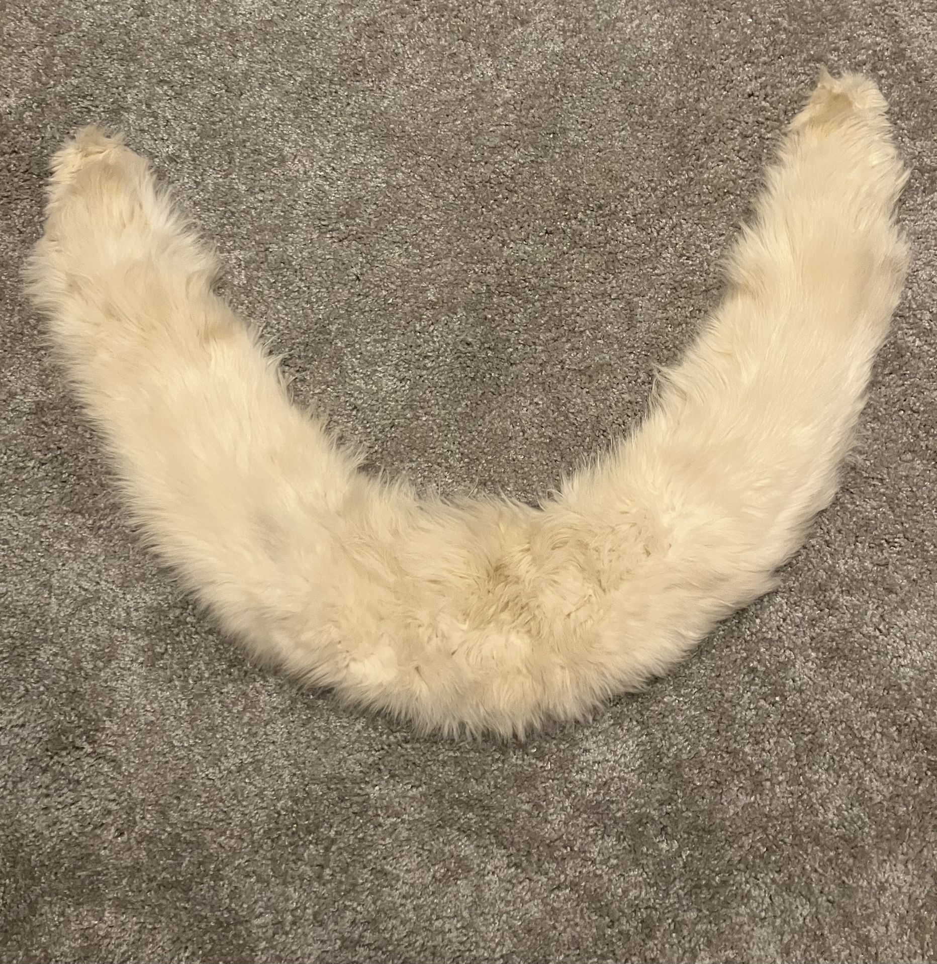 Real White Fox Coat Collar:Shawl