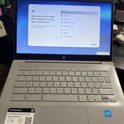 HP Chromebook 14" (64 GB eMMC, Intel Celeron, 2.6 GHz, 4 GB) Laptop - Modern.