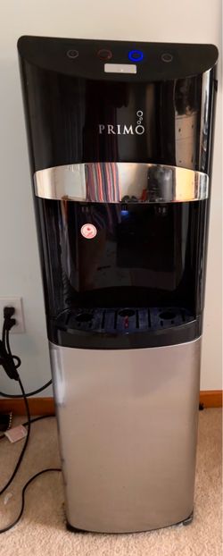 Primo Bottom-Load Water Dispenser (Hot/Cold) – Black & Stainless