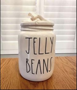$15-New Rae Dunn small JELLY BEANS canister.  Please pickup in the area of 36th Ave and Pinnacle peak within 24hours of take greatly appreciated. Than