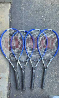 Set of 4 Wilson Tennis Rackets