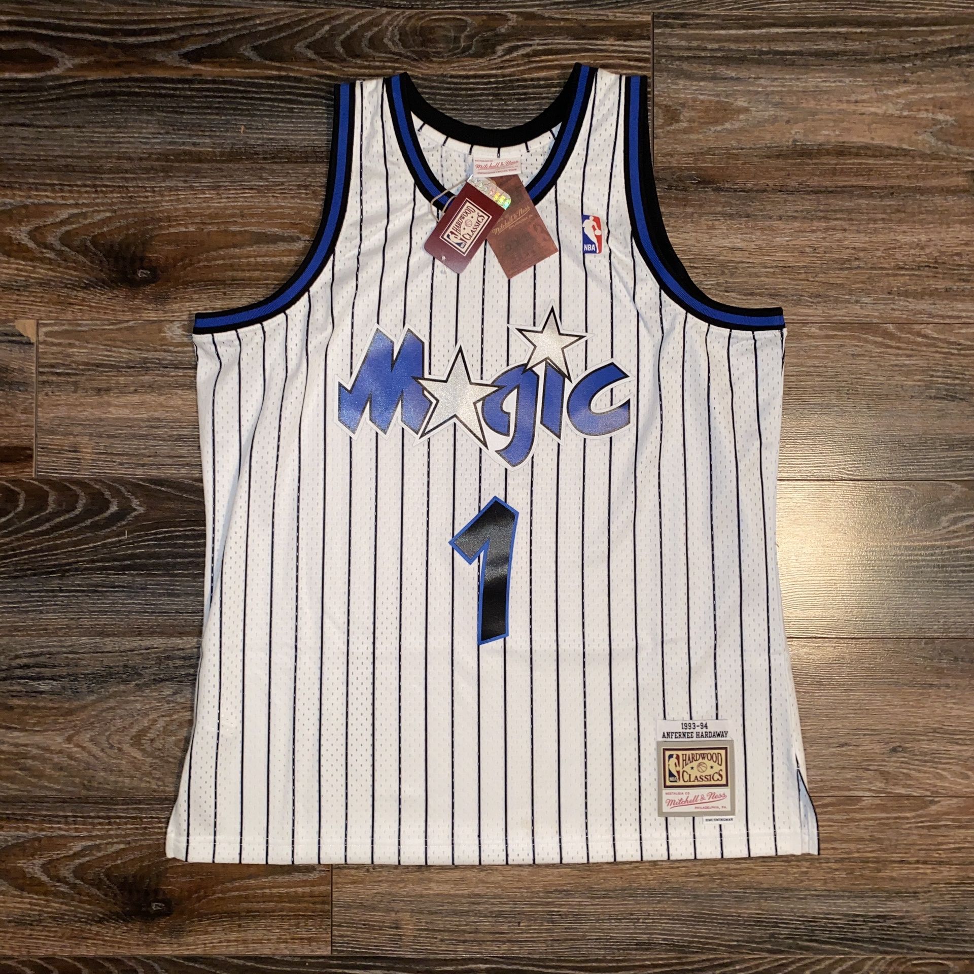 Penny Hardaway Orlando Magic Mitchell & Ness White Out Swingman Jersey