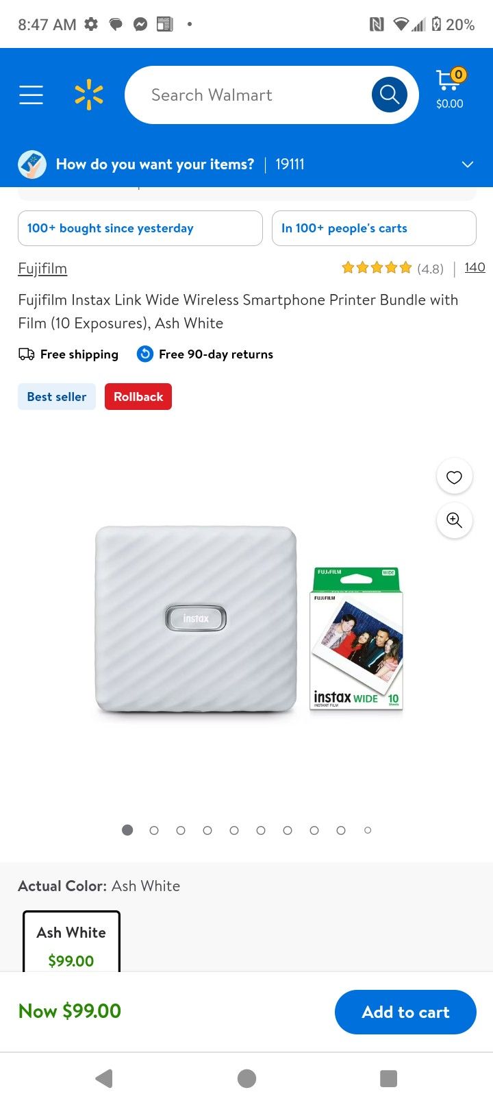 Fugifilm Instax Link Wide