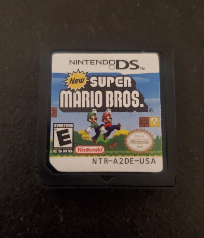 New Super Mario Bros Nintendo DS Video Game Cartridge