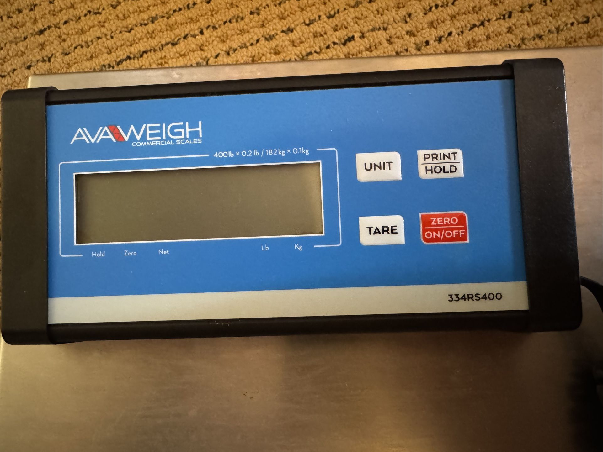 AvaWeigh (commercial grade) Scale
