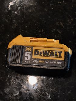 Dewalt Battery 5ah 20Volt Used