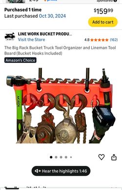 The big tack bucket truck roll organizer
