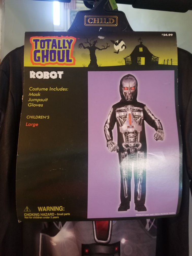 Brand new boy's Halloween costume "robot"