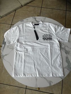 Amiri white chrome hearts shirt