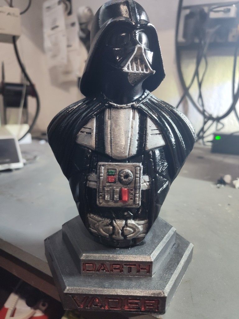 Bust Statue Of Darth Vader Star Wars