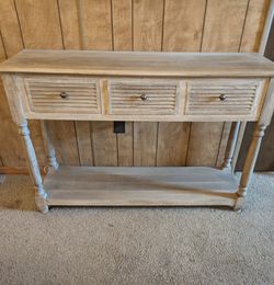 TV Stand/Entry Way Table and Power Lift Recliner w/heat and massage