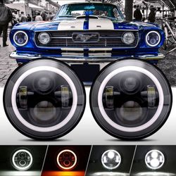 7 Inches Halo LED headlights 