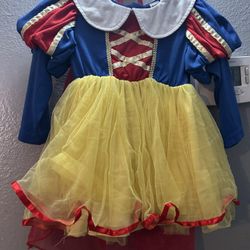 Snow White Baby Dress With Cape 