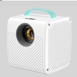 Mini Projector, 1080P Support, Book Projector For Reading, Portable Projector With Handle, USB/HDMI Connection, 50 ANSI, 20"-70" Screen Video Projecto