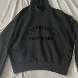 Black Essentials Hoodie 