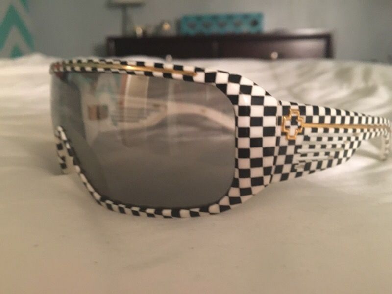Spy Optic Checkered Tron Sunglasses