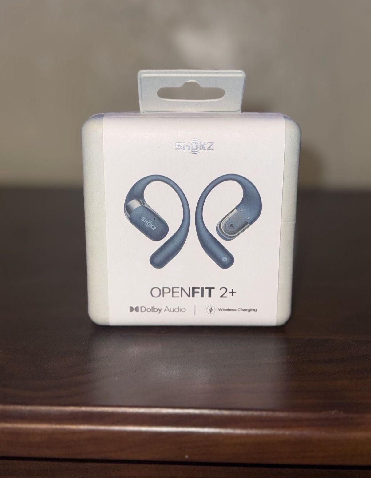 Shokz OpenFit 2+ (color: Stone Blue)