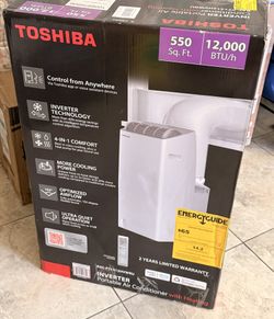 🔥 Toshiba 12,000 BTU Dual-Hose Portable AC – Open Box, Tested & 50% Off Retail