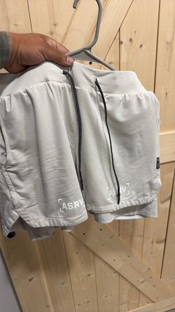 ASRV Athletic Shorts White
