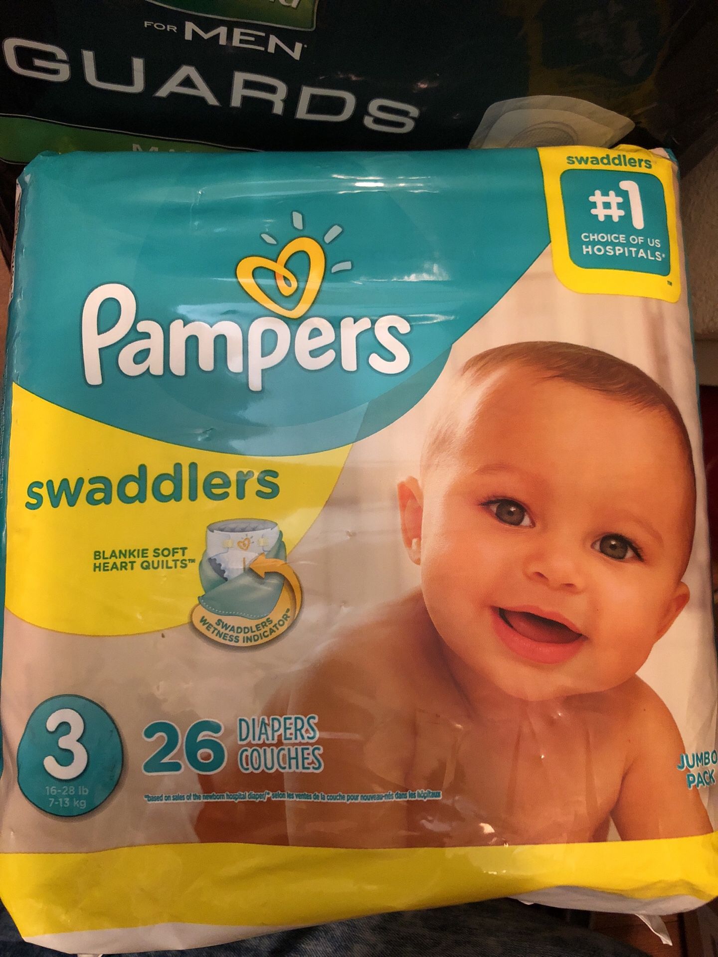 Pampers Swaddlers size 3 diapers
