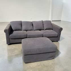 🛋 Sofa with Storage Ottoman 🚚 DELIVERY AVAILABLE