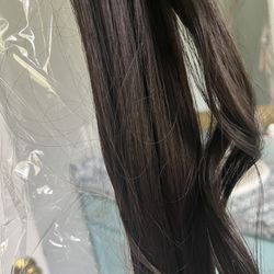 22 Inches Synthetic Ponytail Hair Extension Clip in 