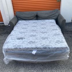 Grey Sleeper Sofa Bed