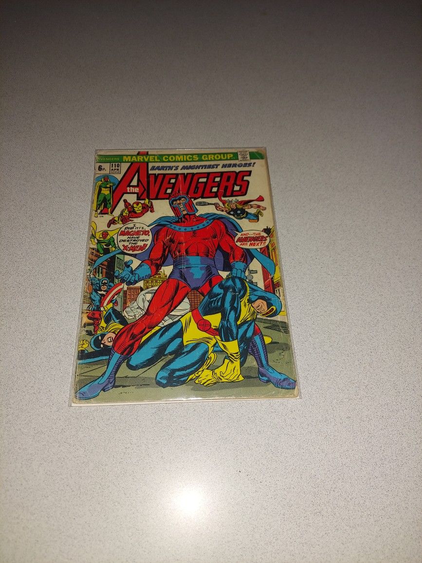 VINTAGE 1973 THE AVENGERS #110 COMIC 